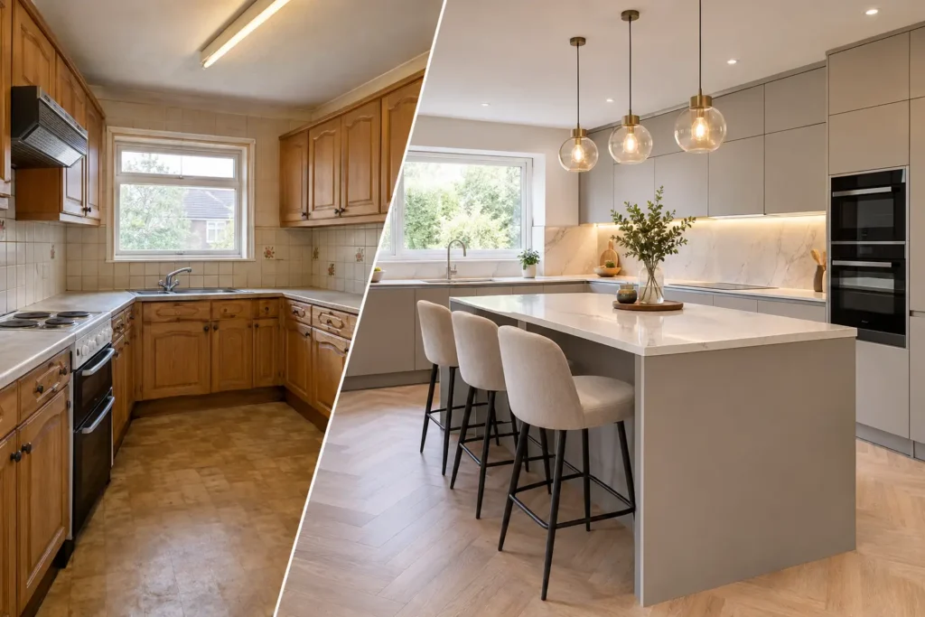 Custom kitchen cabinetry and storage