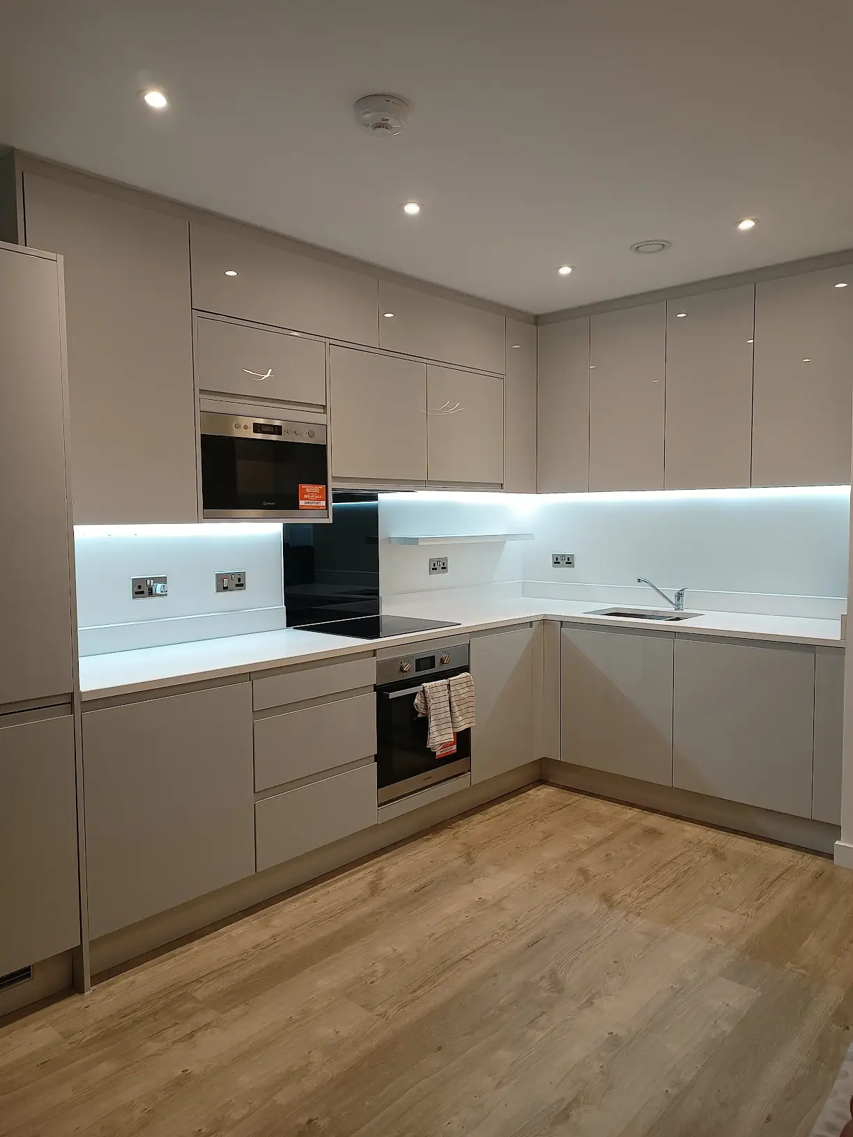 Open-plan kitchen-diner renovation with island
