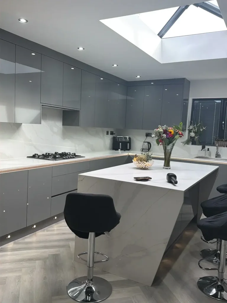 Before and after kitchen renovation in Buckinghamshire